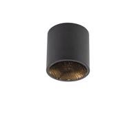 Dizajnový prisadený reflektor čierny GU10 111mm - Impact Honey