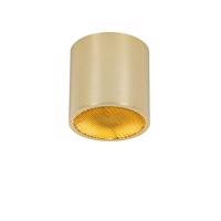 Dizajnový prisadený reflektor zlatý GU10 111mm - Impact Honey