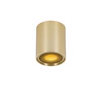 Dizajnový prisadený reflektor zlatý GU10 50mm - Tubo Honey