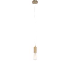 DS-M-038 ANTIQUE BRASS - Luster na lanku MODERNA 1xE27/60W/230V bronz