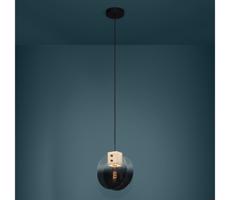 Eglo 390141 - Luster na lanku MILLENA 1xE27/40W/230V dymová