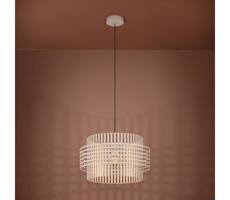 Eglo 390145 - Luster na lanku OLTAMAR 1xE27/40W/230V pr. 48 cm krémová