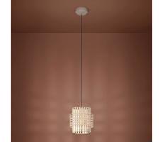 Eglo 390146 - Luster na lanku OLTAMAR 1xE27/40W/230V pr. 21 cm krémová