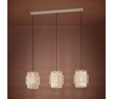 Eglo 390147 - Luster na lanku OLTAMAR 3xE27/40W/230V krémová