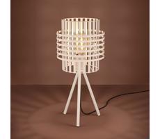 Eglo 390148 - Stojacia lampa OLTAMAR 1xE27/40W/230V krémová