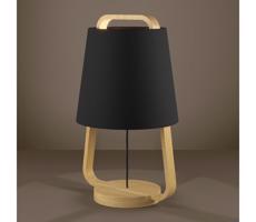 Eglo 390187 - Stolná lampa CAMALOZA 1xE27/40W/230V čierna
