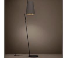 Eglo 390197 - Stojacia lampa PETROSA 1xE27/40W/230V hnedá