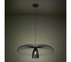 Eglo 390216 - Luster na lanku CHAMPERICO 1xE27/60W/230V 77 cm čierna