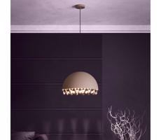 Eglo 39948 - Luster na lanku GAETANO 1xE27/40W/230V hnedá