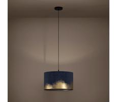 Eglo 39973 - Luster na lanku CASUARITA 1xE27/40W/230V pr. 38 cm modrá/zlatá
