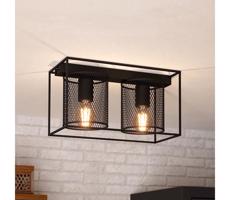 Eglo 43772 - Stropné svietidlo CATTERICK 2xE27/40W/230V
