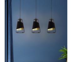 Eglo 49448 - Luster na lanku AUSTELL 3xE27/60W/230V