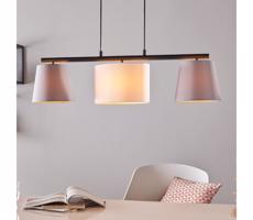 Eglo 55207 - Luster na lanku ALMEIDA 3xE14/25W/230V šedá