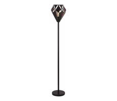 Eglo 62838 - Stojacia lampa CARLTON PRO 1xE27/60W/230V čierna
