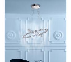 Eglo 93946 - LED Závesné krištáľové svietidlo TONERIA LED/56,1W/230V