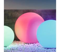 Eglo 98108 - LED RGBW Vonkajšia lampa MONTEROLO-C 1xLED/9W/230V IP65 ø600