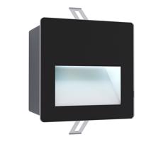 Eglo 99574 - LED Vonkajšie zápustné svietidlo ARACENA LED/3,7W/230V IP65 čierna