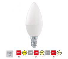 Eglo LED Stmievateľná žiarovka C37 E14/6W/230V 3000K - Eglo 54834