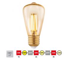 Eglo LED Stmievateľná žiarovka VINTAGE ST48 E27/3W/230V 2200K - Eglo 12521