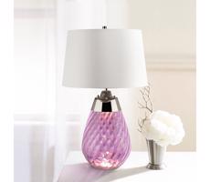 Elstead Elstead LENA-TL-S-PLUM-OWSS-LED St. lampa LENA 1xE27/60W/230V+1xGU10/7W ružová