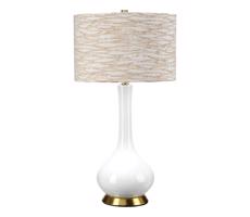 Elstead Elstead MILO-AB-TL-LANT - Stolná lampa MILO 1xE27/60W/230V béžová