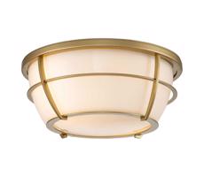 Elstead Quoizel QZ-CHANCE-F-PNBR- Kúpeľňové stropné svietidlo CHANCE 2xE27/60W/230V IP44