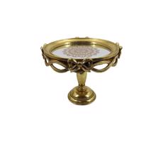 Eurolamp Dekoračný podnos pr. 25,5 cm zlatá