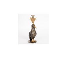 Eurolamp Dekoračný svietnik 32,5x15,5x11 cm čierna/zlatá