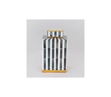Eurolamp Keramická váza 22x18x8 cm modrá/biela