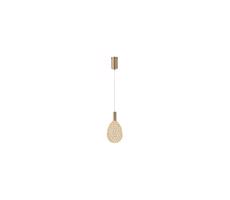 Eurolamp LED Luster na lanku LED/6,3W/230V 3000K zlatá pr. 14 cm