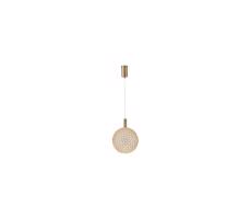 Eurolamp LED Luster na lanku LED/6,3W/230V 3000K zlatá pr. 25 cm