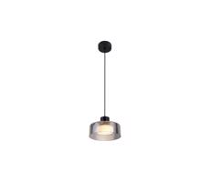Eurolamp LED Luster na lanku LED/8W/230V 3000K čierna/dymová