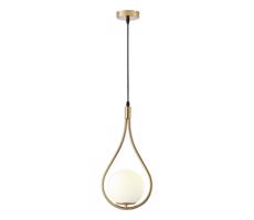 Eurolamp Luster na lanku 1xE27/15W/230V mosadz