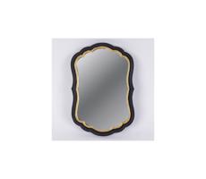 Eurolamp Nástenné zrkadlo 34,5x23,2 cm čierna/zlatá