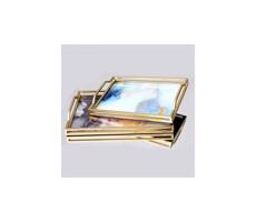 Eurolamp SADA 2x Dekoračný podnos 40x30/35x25 cm zlatá