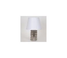 Eurolamp Stolná lampa 1xE14/40W/230V biela/lesklý chróm