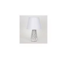 Eurolamp Stolná lampa 1xE14/40W/230V biela/strieborná