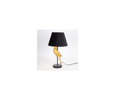 Eurolamp Stolná lampa 1xE27/40W/230V čierna/zlatá
