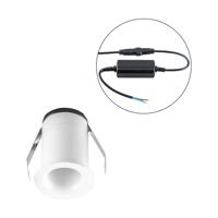 EVN Noblendo LED zapustené stropné svietidlo biele Ø 3,5 cm