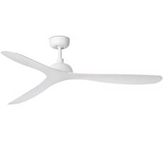FARO Barcelona FARO 33446WT- Stropný látor GOTLAND L biela pr. 132 cm WT + diaľkové ovládanie
