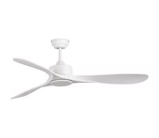 FARO Barcelona FARO 33750DCWT-Stropný látor LUZON L biela pr. 132 cm WT + diaľkové ovládanie