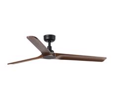 FARO Barcelona FARO 33809WT - Stropný látor HEYWOOD L drevo/čierna pr. 132 cm WT + DO