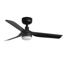 FARO Barcelona FARO 33822WT-1TW-LED Stm. str. vent. MINI PUNTS LED/10W/230V čierna pr.90cm WT+DO