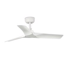 FARO Barcelona FARO 33824WT - Stropný látor HEY S biela pr. 90 cm WT + diaľkové ovládanie