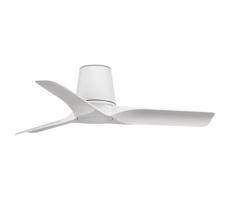 FARO Barcelona FARO 33826WT-Stropný látor HEY TUB S biela pr. 90 cm WT + diaľkové ovládanie
