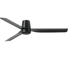 FARO Barcelona FARO 33830WT-Stropný látor PUNT TUB M čierna pr. 132 cm WT +dálkové ovládanie