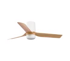 FARO Barcelona FARO 33833WT-1TW-LED Stm. vent. MINIPUNTTUB S 10W/230V hnedá/biela pr.90 cm WT+DO