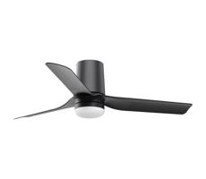 FARO Barcelona FARO 33834WT-1TW-LED Stm. vent. MINI PUNT TUB S 10W/230V čierna pr. 90 cm WT + DO