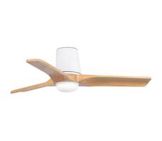 FARO Barcelona FARO 33836-1TW-LED Stm. vent. HEYWOOD TUB S 10W/230V borovica/biela pr. 90 cm +DO