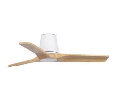 FARO Barcelona FARO 33836WT - Stropný látor HEYWOOD TUB S borovica/biela pr. 90 cm WT + DO